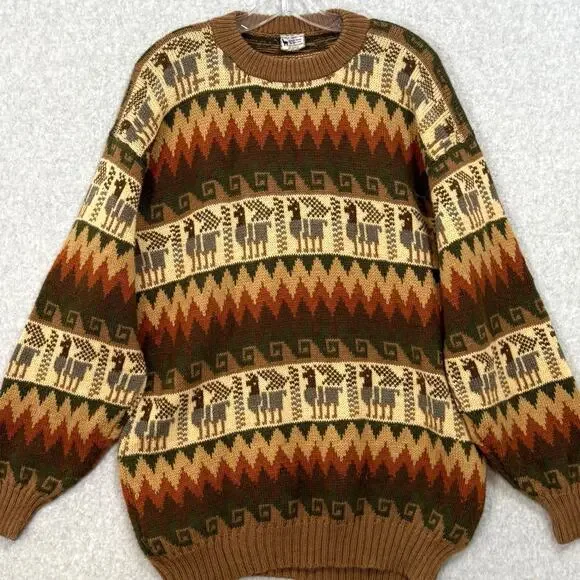 Alpaca Connection Sweater Size XL* 100% Alpaca Wool Pullover Quiet Luxury Cozy - Picture 3 of 16